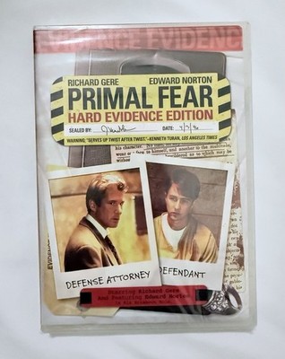 Brand New Sealed Primal Fear Hard Evidence Edition (DVD)