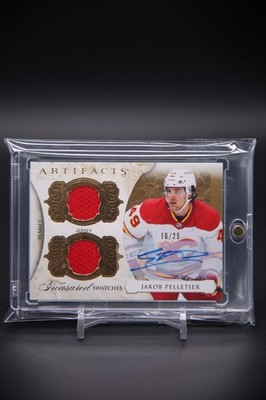 2023 Upper Deck Artifacts Jakob Pelletier #TS-JP Treasured Swatches RC Auto /25