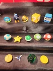 World of Nintendo Mario Accessories And Items 14 Piece Lot Star Fox Arwing Rupee