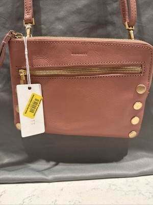 Hammitt Leather Crossbody Pink and Gold Bag