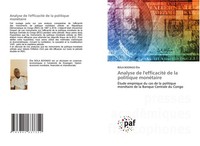 Analyse De L'efficacité De La Politique MonéTaire Bola Boongo ÉLie
