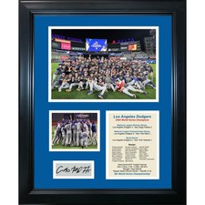 Framed Los Angeles Dodgers 2024 World Series Champions Shohei Ohtani Mookie B...