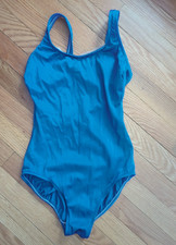 Lands End Vintage Women's Blue Swimsuit 10