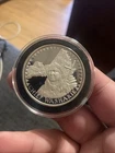 Chief Washakie Wyoming Centennial. 1oz Silver Art Medal by Franklin Mint W/Coa