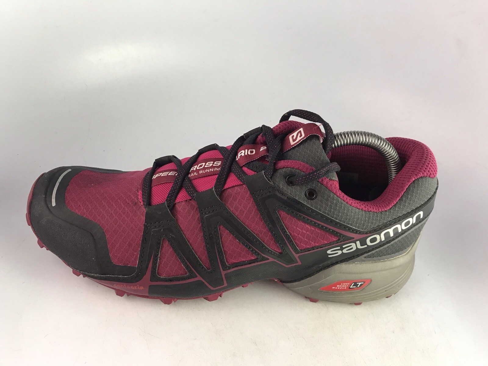 Scarpe da trail running Salomon Speedcross Vario 2 bordeaux nero da donna taglia 10 US