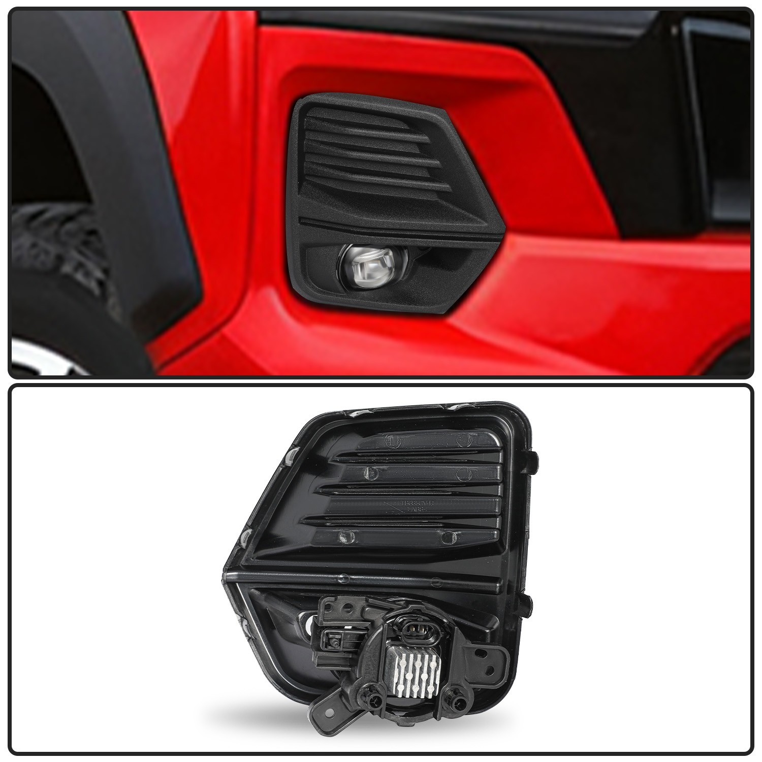 For 2023-2025 Chevy Colorado Bumper LED Fog Lights Replacement Pair w/Bulbs