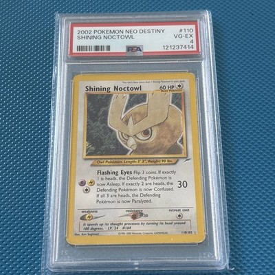 Pokemon Shining Noctowl 110/105 Neo Destiny Vintage Holo PSA 4 | eBay