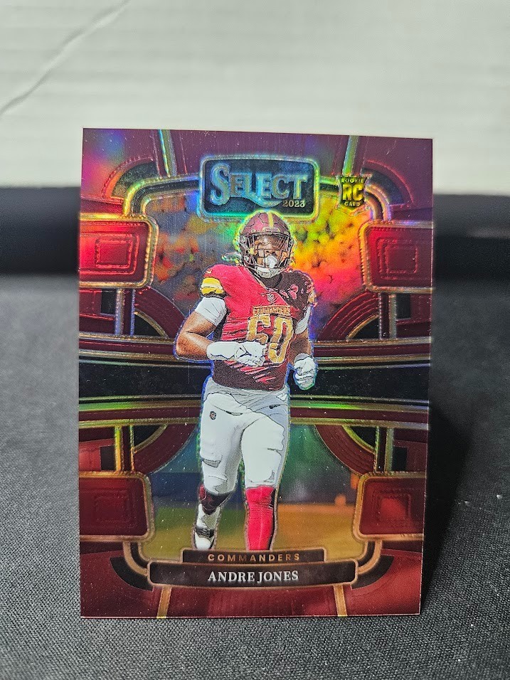 2023 Panini Select Concourse Andre Jones Commanders #98 Maroon Prizm /149 RC