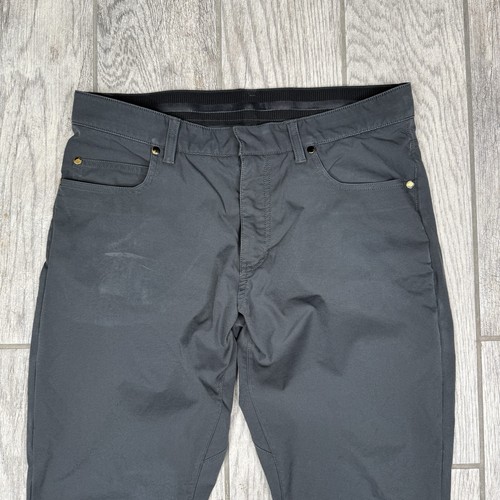 Pantalones de golf Nike Tour para hombre 32X30 grises 5 bolsillos ajustados repelentes rendimiento DA3064-070 - Imagen 2 de 10