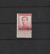 BELGIQUE - BELGIUM Yvert n° 111 neuf avec charnière - Specimen