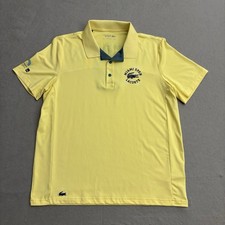 Lacoste Sport Miami Open Polo Shirt Mens XL Short Sleeve Performance Tennis Logo
