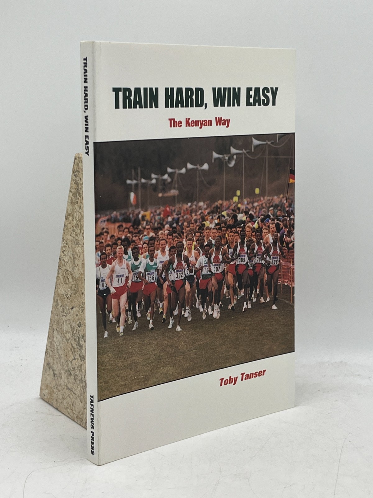 Train Hard Win Easy Toby Tanser Softcover Track & Field News Athletics Biography