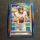 2025 Panini Donruss Optic Bo Nix Aqua Blue Prizm Parallel /349  #31