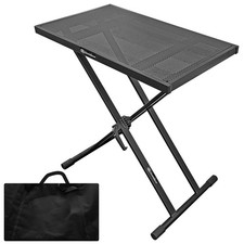 AxcessAbles Light Weight Portable DJ Table Stand with Gig Bag  X Style Keybo...