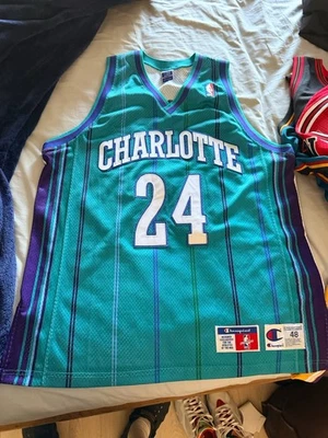 champion チャンピオン シャーロット・ホーネッツ メッシュ ジャージ Champion Charlotte Hornets NBA Jerseys for sale | eBay