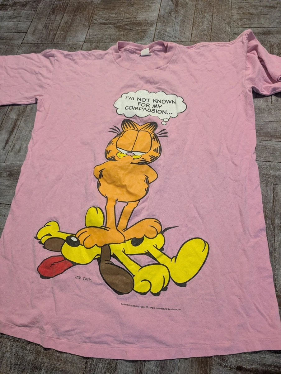 Garfield EST 1978 - Maglietta Unisex Adulto In Cotone, Nero, Taglia XL