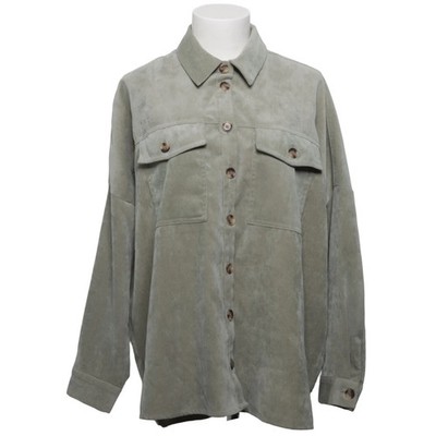 Stradivarius, Oberhemd, Damen, Größe: L, Grün, Sonstiges, Cord #Now
