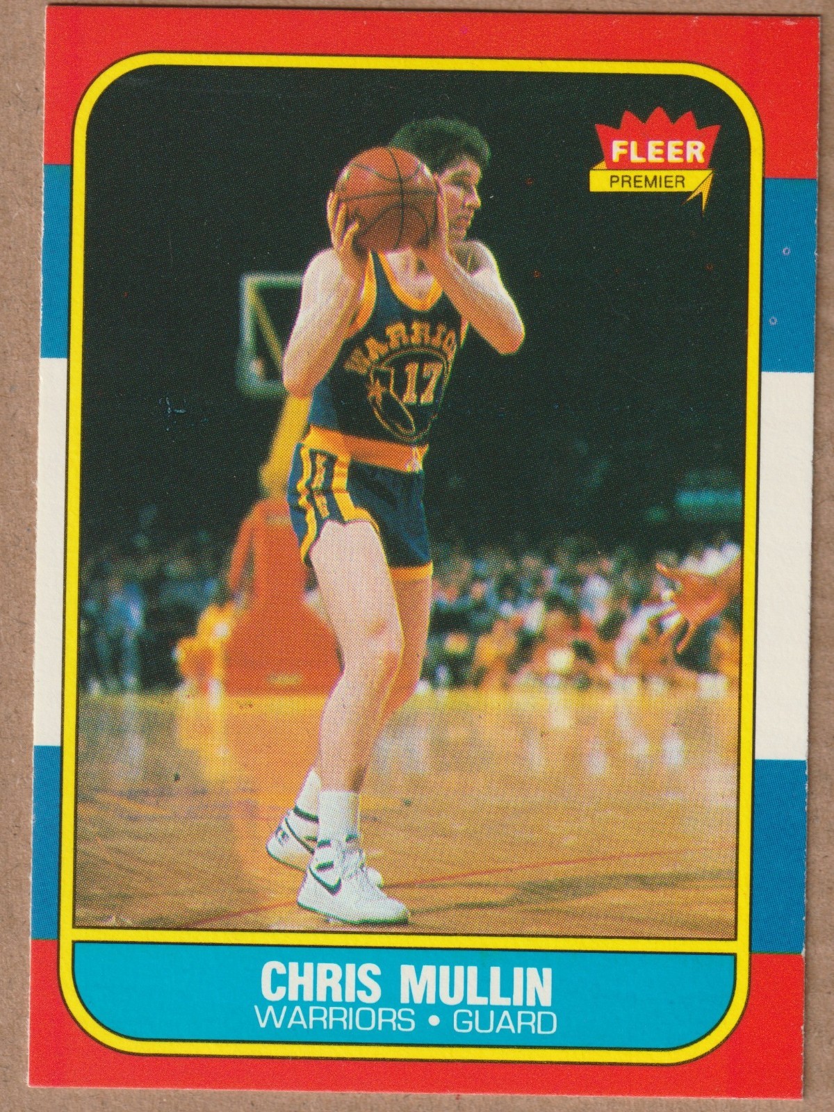 CHRIS MULLIN 1986-87 FLEER BASKETBALL RC ROOKIE # 77