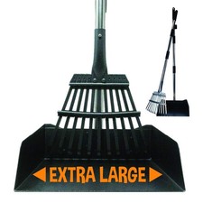 Heavy Duty Pooper Scooper for Large Dogs - Long Handle Waste Cleanup Tool
