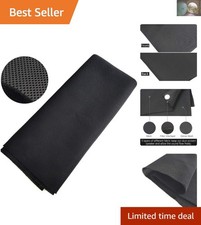 Black Speaker Grill Cloth - 55 x 40 in, Dustproof  Acoustic Excellence