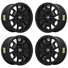17" Nissan Frontier  Satin Black Wheels Rims Factory OEM 62834 2022-2025 Set