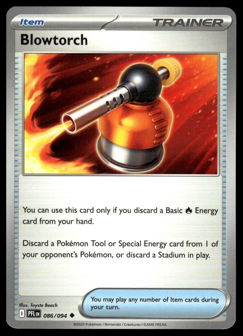 Pokemon Phantasmal Flames #086/094 Blowtorch