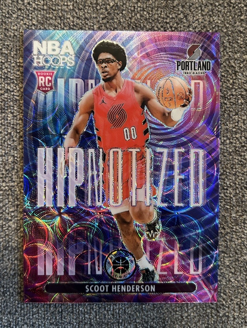 2023-24 Panini Hoops Premium Stock Hipnotized Scope Scoot Henderson Case Hit🔥🔥