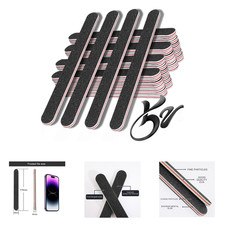 Nail Buffer Set 52 Nail Files Double Sided 100 180 Grit Nail Buffering Files for