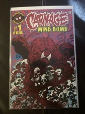 NM/NM+ Carnage: Mind Bomb #1 (Marvel Comics February 1996) Direct Edition