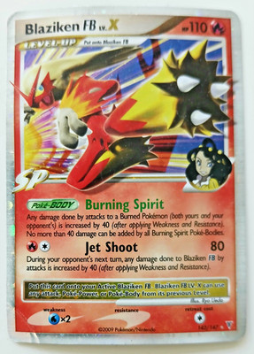 Blaziken FB LV.X 142/147 Supreme Victors Ultra Rare MP/HP - Pokemon Englisch