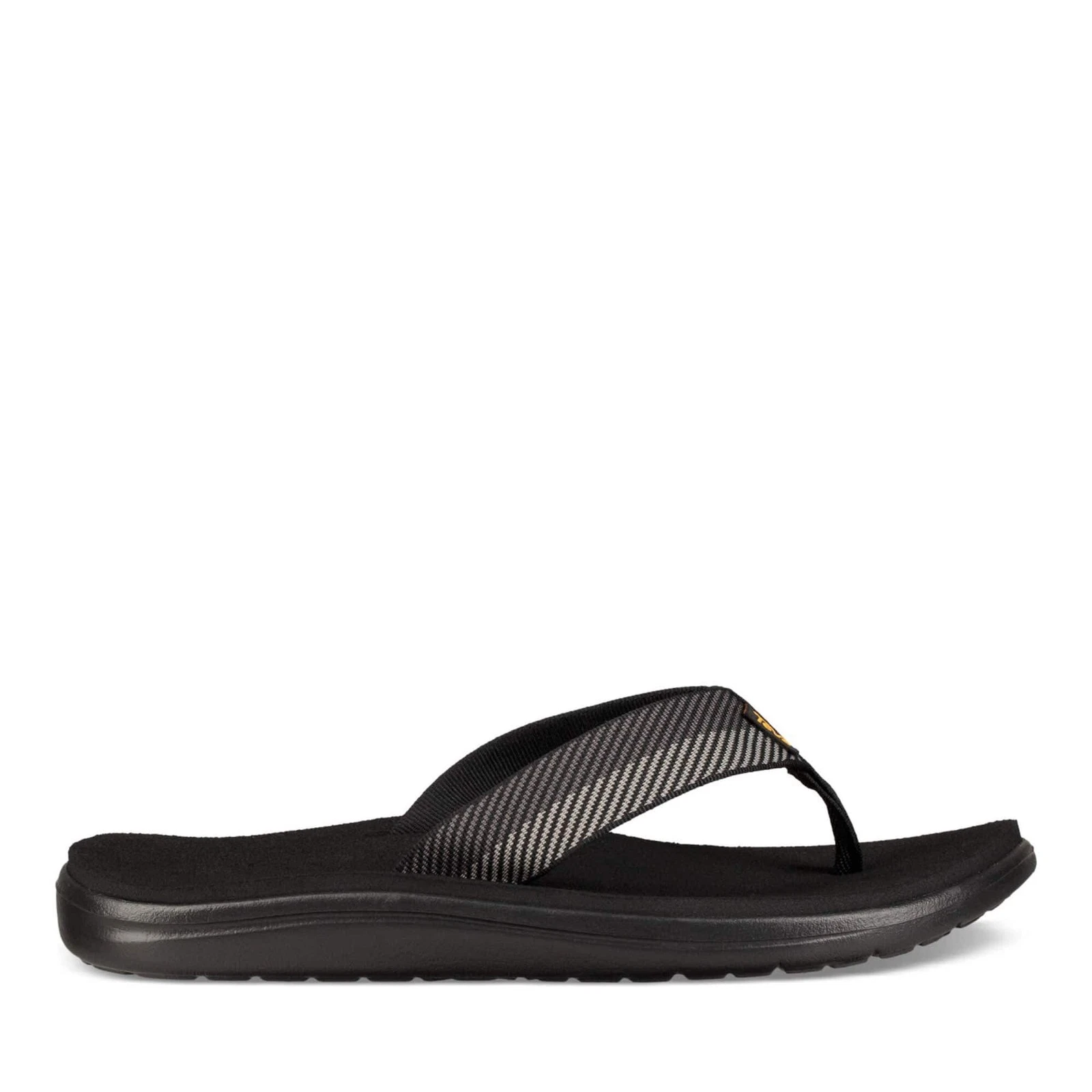 Teva mens Voya Flip Flop, Vori Black/Gray, 12 US