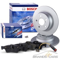 Bosch Bremsscheiben+BelÄGe+Kontakt Hinten FÜR Mercedes CLS C218 E-KLASSE W212