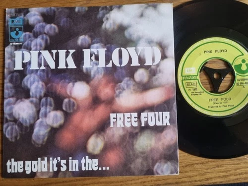 Pink Floyd – Free Four 7” Harvest Records Italian Pressing