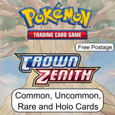 Pokémon - Crown Zenith - Commons, Uncommons, Rares und Holos