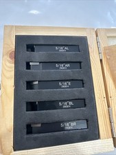 5 pc 5/16" Indexable Carbide C6 Insert Tool Bit  Holder Mini Lathe Set