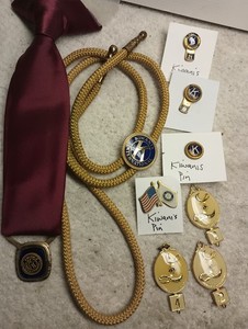 Kiwanis Collection Pin, Pendant, Tie ...Lot of 9,  Very nice.
