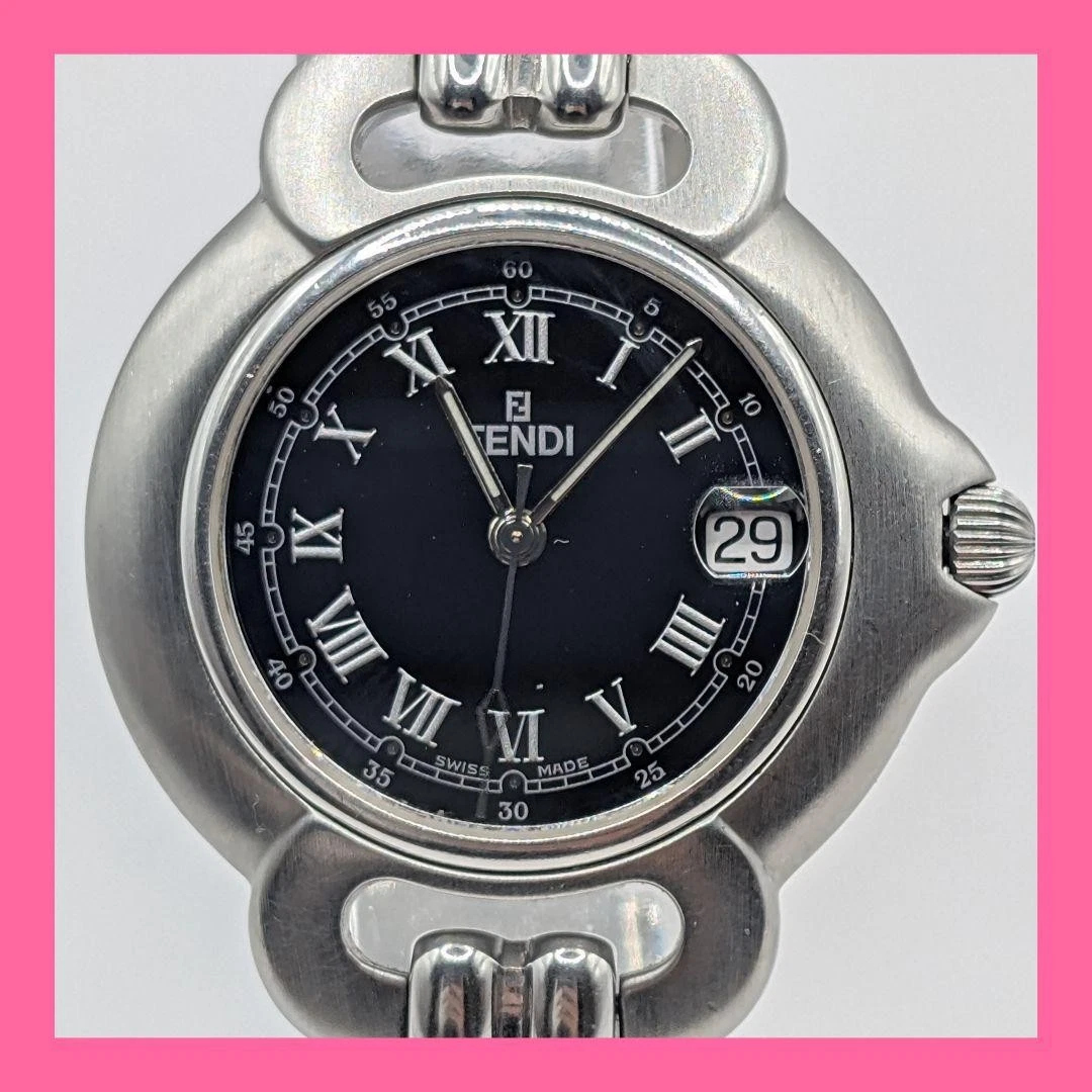 Orologio donna Fendi 1600G funzionante scatola con cornice e maglie