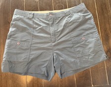 Vintage 90s AFTCO Bluewater Wear Mens 42 Nylon Fishing Cargo Shorts USA Made
