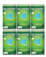 Fresh-mint Nicorete Gum 2mg 105ct-PACK OF 6
