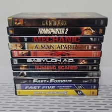 Fast & Furious Action DVD Lot Vin Diesel Jason Statham Special Edition
