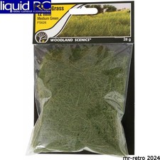 Woodland Scenics FS626 Static Grass Medium Green 12mm