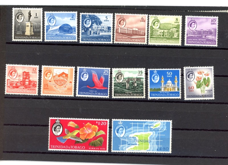 TRINIDAD & TOBAGO--Complete Set Scott #89-#102