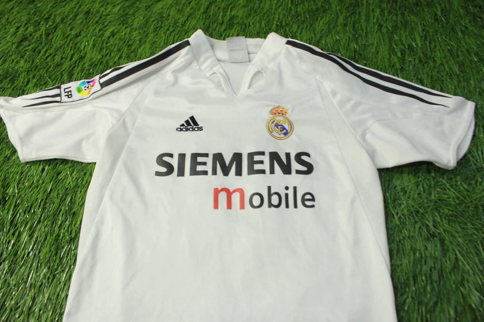 CAMISETA DE FUTBOL REAL MADRID OWEN 2004-2005 LOCAL ADIDAS ORIGINAL JOVEN S Foto 3 de 4