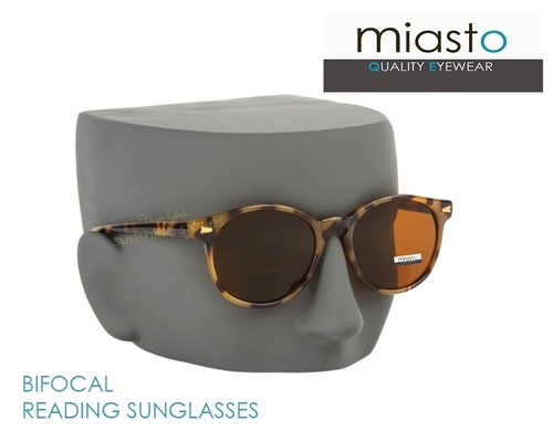 LECTOR BIFOCAL MIASTO RETRO PREPPY REDONDO OJO DE CERRADURA LECTURA GAFAS/SOMBRAS DE SOL - Imagen 6 de 25