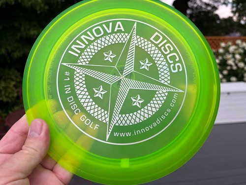 Champion Groove New Disc Golf Innova First Run Prototype Dayglo OOP PFN #1521 - Picture 3 of 8
