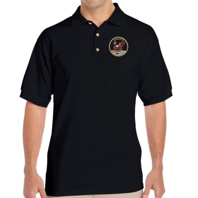 NASA Apollo 11 Embroidered Patch Polo