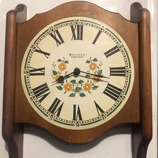 Bulova Vintage Wooden Clock