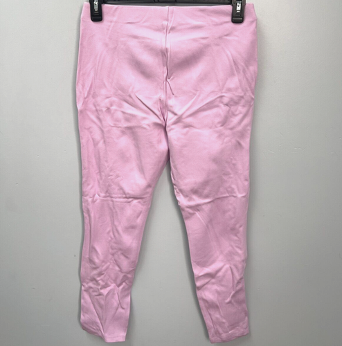 HUE Pink Cloud Simply Stretch Skimmer Leggings w/ Zip Hem Size Large U18749 - Picture 6 of 12