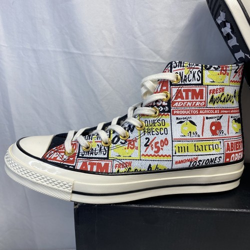 Converse Chuck 70 Hi "MiGente" Hi-Top Sneakers Black Unisex Lace-Up New171572C - Picture 21 of 22