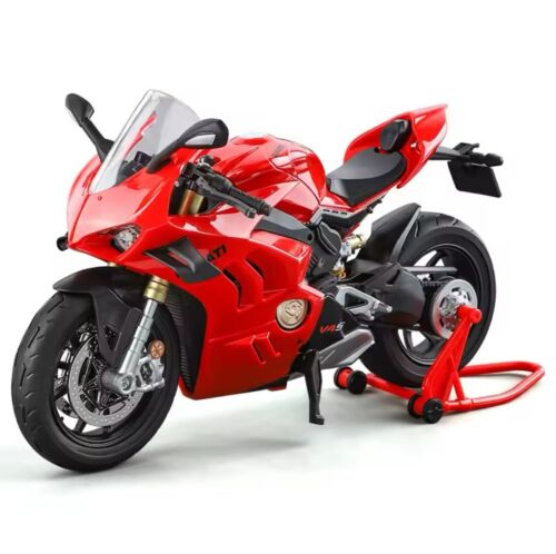 1:9 Ducati Panigale V4S Alloy Diecast Motorcycle Model Motorbike Sound and Light - Picture 7 of 7